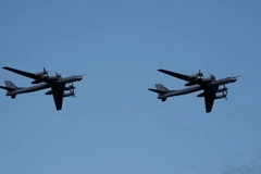 Máy bay ném bom chiến lược Tu-95MS. (Nguồn: Reuters) 