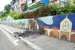 [Video] Tranh gốm dài nhất thế giới xuống cấp nghiêm trọng