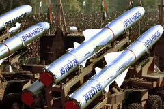 Tên lửa BrahMos. (Nguồn: AP)