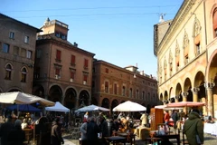 Một góc của Bologna. (Nguồn: wikipedia.org)
