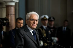 Tổng thống Italy Sergio Mattarella. (Nguồn: THX/TTXVN)