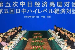 Quang cảnh cuộc đối thoại kinh tế cấp cao lần thứ 5 tại Bắc Kinh. (Nguồn: global.chinadaily.com.cn) 