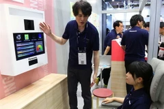 Một sản phẩm của Panasonic tại triển lãm. (Nguồn: Xinhua) 