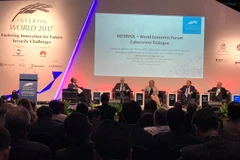 Hội nghị quốc tế về công nghệ phòng, chống tội phạm lần thứ hai-Interpol World 2017 khai mạc ngày 4/7 tại Singapore, với chủ đề 'Thúc đẩy các sáng kiến mới nhằm giải quyết những thách thức an ninh trong tương lai.' (Ảnh: Mỹ Bình/Vietnam+)