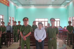 Bị can Tráng A Tàng tại phiên tòa. (Ảnh: Thái Hùng/TTXVN)