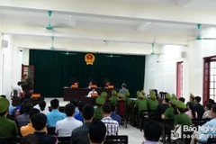 Toàn cảnh phiên xử phúc thẩm. (Nguồn: Báo Nghệ An) 