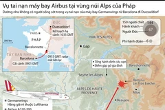 [Infographics] Toàn cảnh vụ tai nạn máy bay A320 của Germanwings