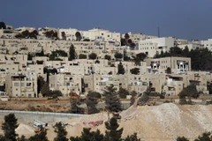 Khu định cư Do thái Ramat Shlomo ở Đông Jerusalem ngày 25/10/2017. (Nguồn: AFP/TTXVN)