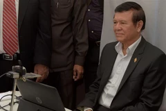 Cựu Chủ tịch đảng Cứu nguy dân tộc (CNRP) đối lập Campuchia Kem Sokha tại thủ đô Phnom Penh ngày 5/10/2016. (Nguồn: AFP/TTXVN) 