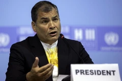 Tổng thống Ecuador Rafael Correa. (Nguồn: THX/TTXVN)
