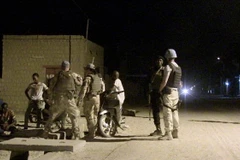 Binh sỹ thuộc MINUSMA tuần tra tại Timbuktu, Mali. (Nguồn: AFP/TTXVN) 