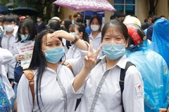 Thí sinh Hà Nội dự thi vào lớp 10. (Ảnh: PV/Vietnam+)