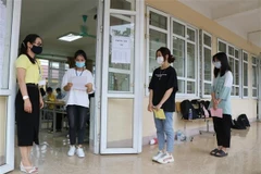 Học sinh dự thi vào lớp 10. (Ảnh: TTXVN)