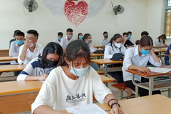Thí sinh dự thi Tốt nghiệp Trung học phổ thông năm 2020. (Ảnh: Phạm Mai/Vietnam+)