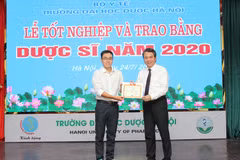 Ngô Minh Khoa trong lễ tốt nghiệp. (Ảnh: NVCC)