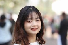 Đảng viên trẻ Phạm Thị Linh, Đại học Xây dựng. (Ảnh: PV)