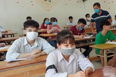 Thí sinh dự thi Tốt nghiệp Trung học phổ thông năm 2020. (Ảnh: Phạm Mai/Vietnam+)