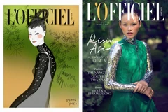 Tuyết Lan trên bìa tạp chí Lofficiel. (Ảnh: BeU Models)