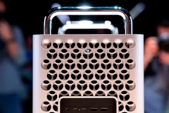 Mẫu máy tính Mac Pro mới được giới thiệu tại sự kiện Hội nghị các nhà phát triển ứng dụng của Apple ở San Jose, California, ngày 3/6/2019. (Nguồn: AFP)