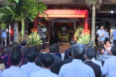 Quang cảnh lễ dâng hương. (Nguồn: hanoi.gov.vn)