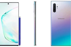 Hình ảnh được cho là rò rỉ về mẫu Galaxy Note10 màu xanh ngọc trai. (Nguồn: Ishan Agarwal/MySmartPrice)