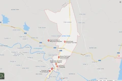 Bản đồ khu vực xảy ra vụ tai nạn. (Nguồn: Google Maps)