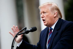 Tổng thống Mỹ Donald Trump phát biểu trong cuộc họp báo tại Washington D.C., ngày 4/1/2019. (Nguồn: THX/TTXVN)