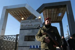 Cửa khẩu biên giới Rafah giữa Dải Gaza và Ai Cập. (Nguồn: Reuters)