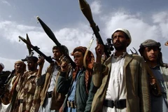 Các tay súng Houthi. (Nguồn: AFP)
