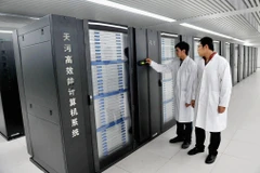 Một hệ thống siêu máy tính ở Trung Quốc. (Nguồn: Analytics India Magazine)