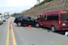 Hai vụ tai nạn giao thông liên tiếp trên cao tốc Nội Bài-Lào Cai