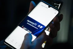 Hình ảnh hệ điều hành Harmony trên một điện thoại di động của Huawei. (Nguồn: Getty Images)