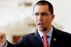 Ngoại trưởng Venezuela Jorge Arreaza. (Nguồn: Venezolana de Televisión)