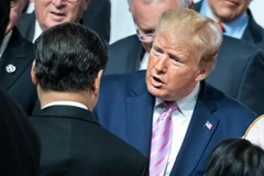 Tổng thống Mỹ Donald Trump và Chủ tịch Trung Quốc Tập Cận Bình tại hội nghị G20. (Nguồn: Getty Images)