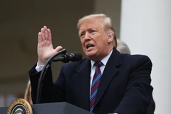 Ảnh tư liệu: Tổng thống Mỹ Donald Trump phát biểu trong cuộc họp báo tại Nhà Trắng ngày 4/1/2019. (Nguồn: AFP/TTXVN)