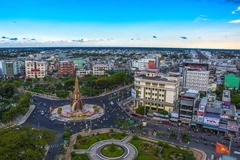 Trung tâm thành phố Cà Mau ngày nay. (Ảnh: Thế Anh/TTXVN)