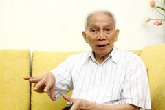 Giáo sư Hoàng Tụy. (Ảnh: Bích Ngọc/TTXVN)