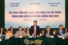 Phó Thủ tướng, Bộ trưởng Bộ Ngoại giao Phạm Bình Minh phát biểu. (Ảnh: Văn Điệp/TTXVN)