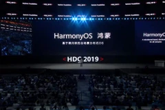 Buổi lễ ra mắt hệ điều hành Harmony của Huawei. (Nguồn: android authority)