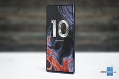 Một mẫu dựng Galaxy Note 10 theo các thông tin rò rỉ gần đây. (Nguồn: Trusted Reviews)