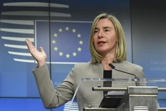 Đại diện cấp cao của Liên minh châu Âu (EU) phụ trách chính sách an ninh và đối ngoại Federica Mogherini kêu gọi kiềm chế (Nguồn: AFP/TTXVN)