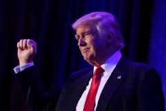 Tổng thống đắc cử Mỹ Donald Trump tại New York, Mỹ ngày 9/11. (Nguồn: AFP/TTXVN)