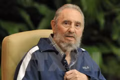 Lãnh tụ cách mạng Cuba Fidel Castro tại Đại hội Đảng Cộng sản Cuba ở Havana ngày 19/4 vừa qua. (Nguồn: AFP/TTXVN)