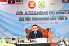 Ủy viên Ban Chấp hành Trung ương Đảng, Tổng Kiểm toán Nhà nước Việt Nam Trần Sỹ Thanh tại Đại hội Tổ chức các cơ quan kiểm toán tối cao Đông Nam Á lần thứ 6. (Ảnh: Vietnam+)