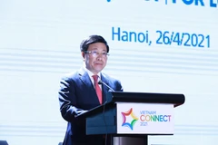 Sự kiện Diễn đàn Nhịp cầu Phát triển 2021 diễn ra ngày 26/4. (Ảnh: Vietnam+)