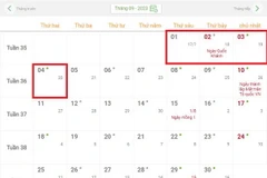 Người lao động được nghỉ 4 ngày liên tiếp dịp lễ Quốc khánh 2/9.