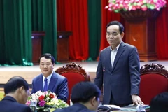 Phó Thủ tướng Trần Lưu Quang phát biểu chỉ đạo. (Ảnh: An Đăng/TTXVN)