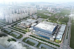 Nhà máy 4 của Samsung Biologics được xây dựng của công ty nằm ở Songdo, phía tây Seoul của Hàn Quốc. (Nguồn: Yonhap)