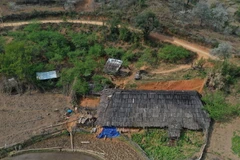 [Photo] Chiêm ngưỡng những nếp nhà gỗ Pơmu độc đáo ở Lùng Cúng