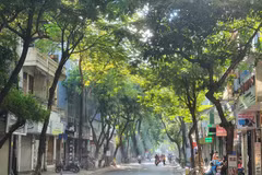 Thủ đô Hà Nội ngày nắng. (Ảnh: Huy Khánh/Vietnam+)